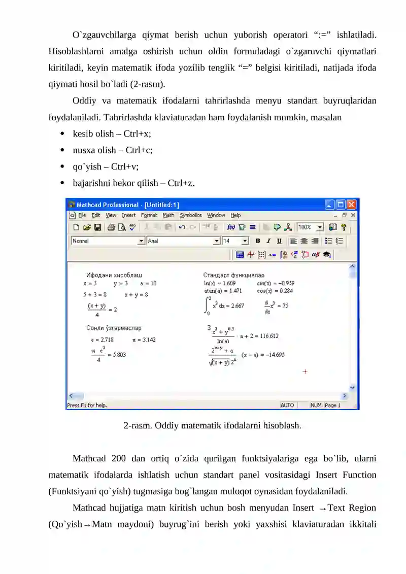 Mathcad 4