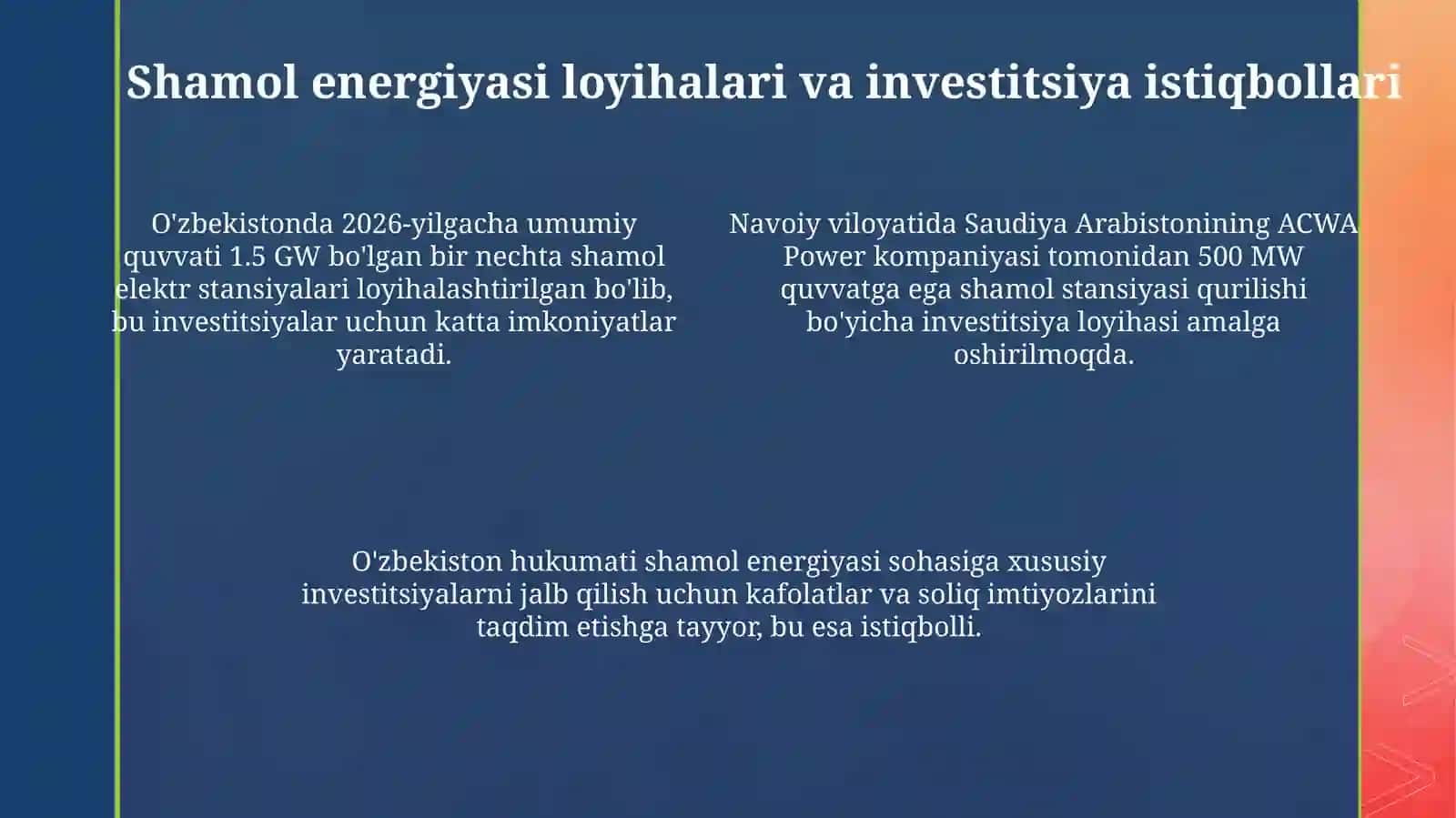 O'zbekistonda shamol energiyasidan foydalanish imkoniyatlari 4