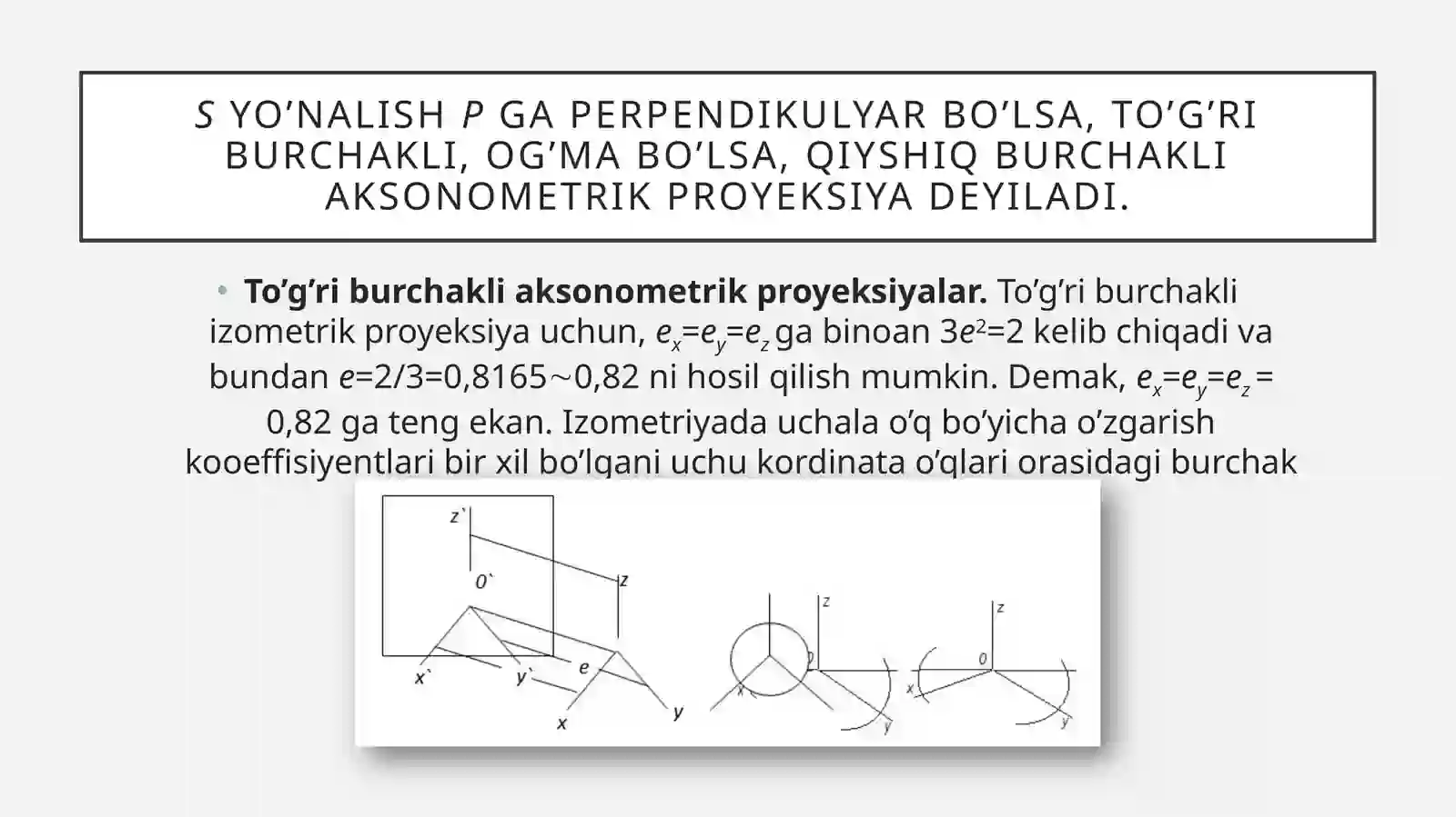 Aksonometrik proyeksiyalar 4
