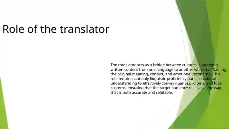 The Task of Translation 4