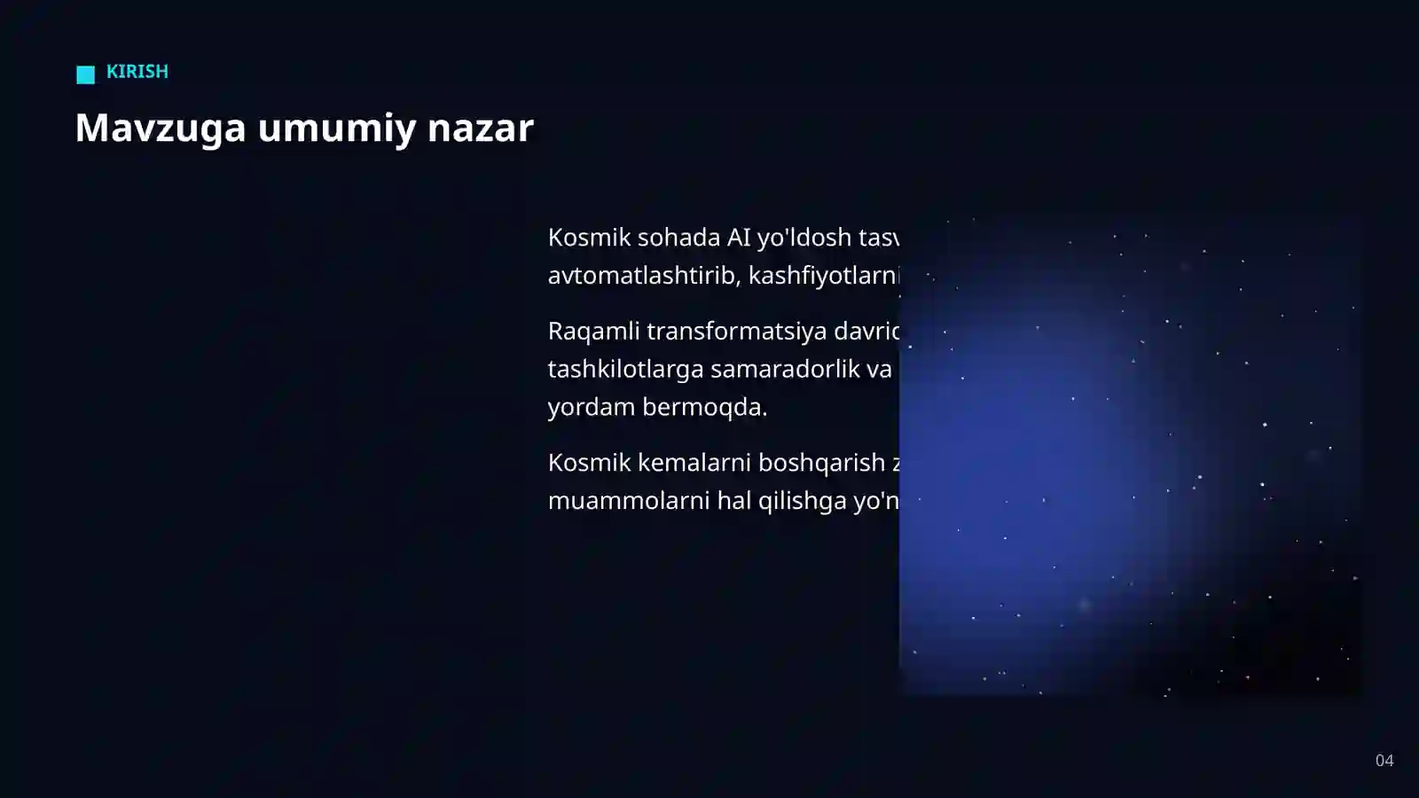 AI KOSMIK SOHADA 4