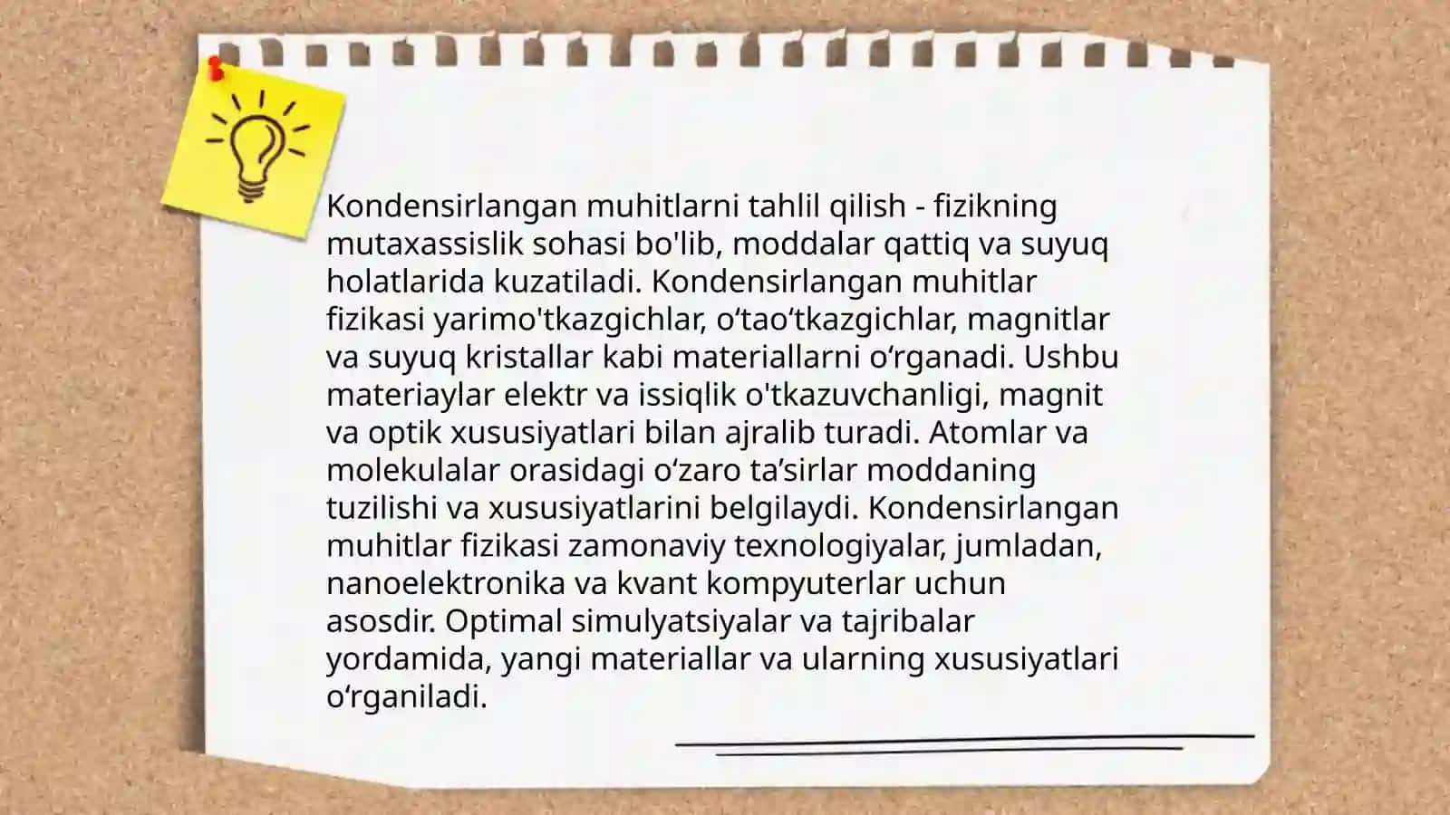 Anozatropik xossali kondensirlangan muhitlar 4
