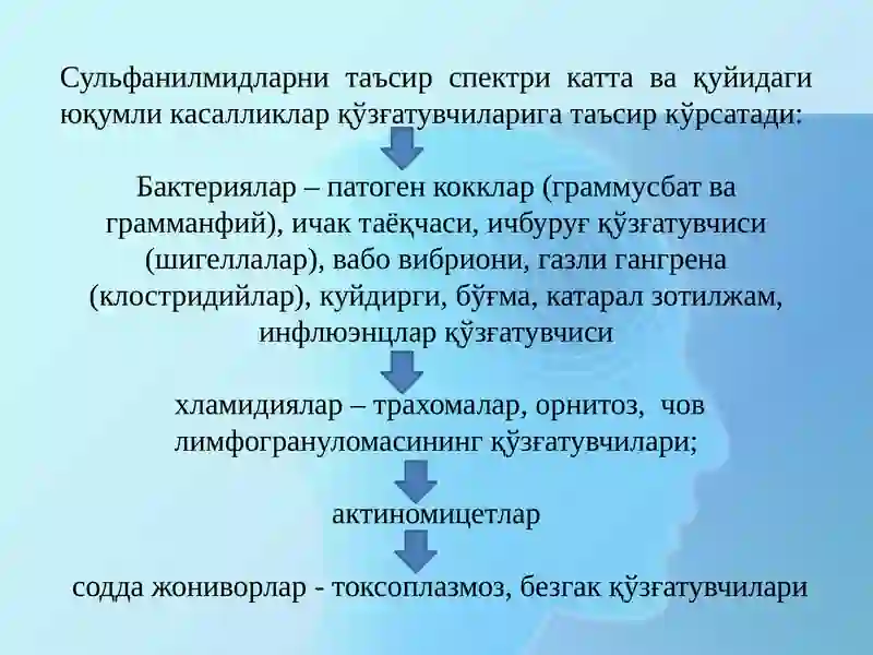 Сульфаниламид препаратлари 4
