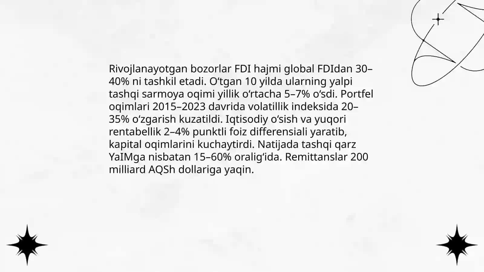 Rivojlanayotgan bozorlarning o’sishi dunyoga ta’siri 4
