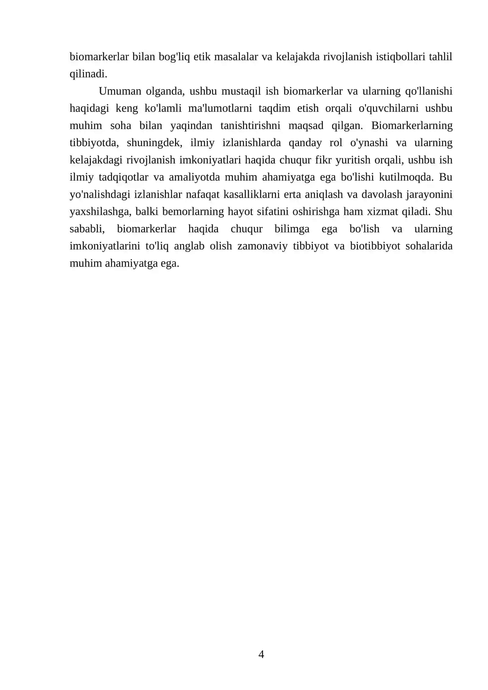 Biomarkerlar va ularning qoʻllanishi 4