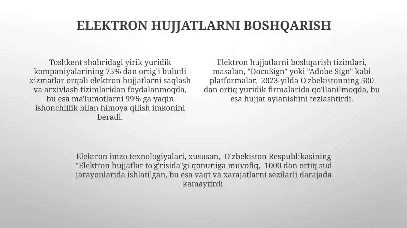 Bulutli texnologiyalardan yuridik xizmatda foydalanish 4