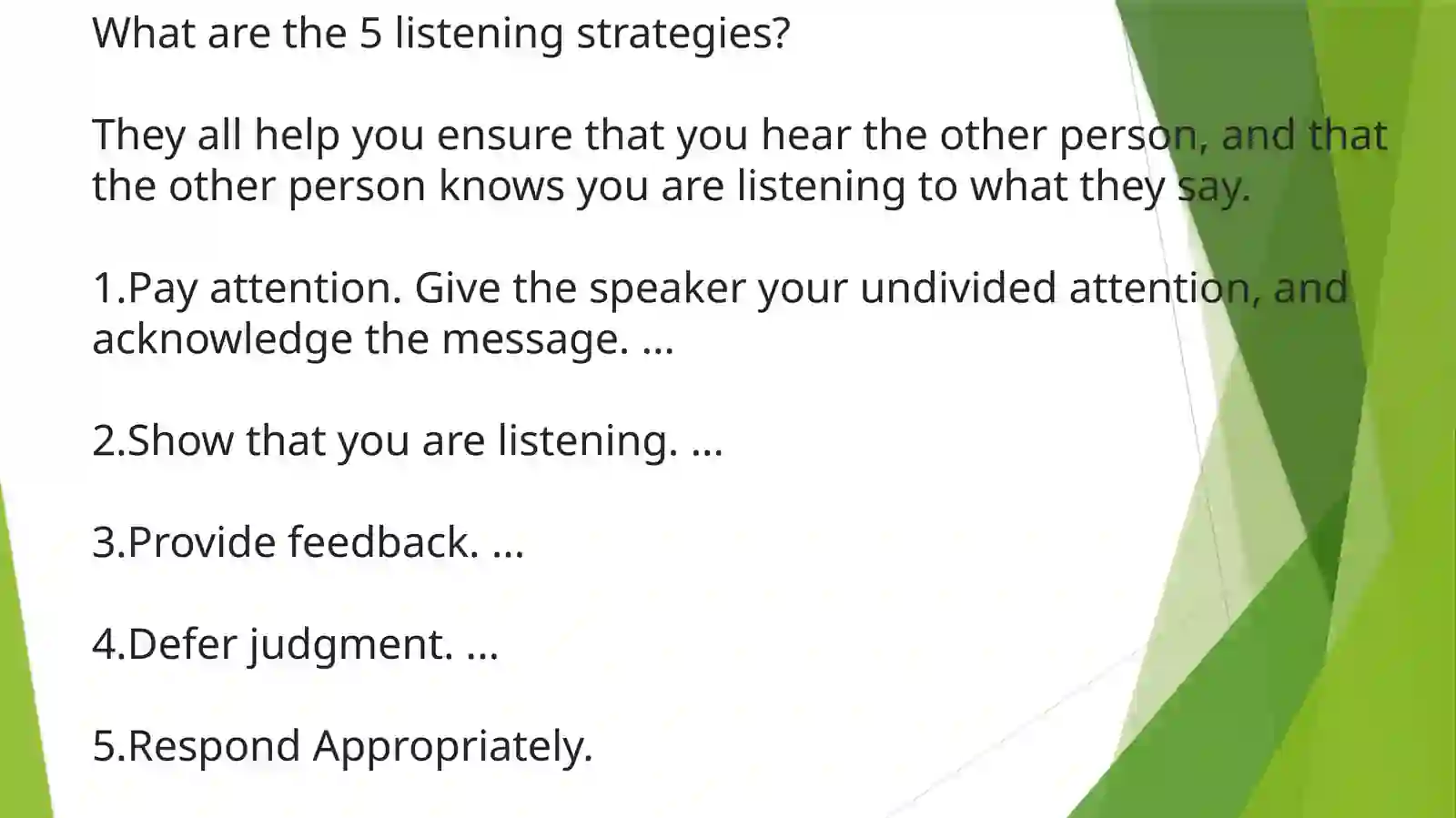 METHODS AND STRATEGIES FOR DEVOLOPING LISTENING 4