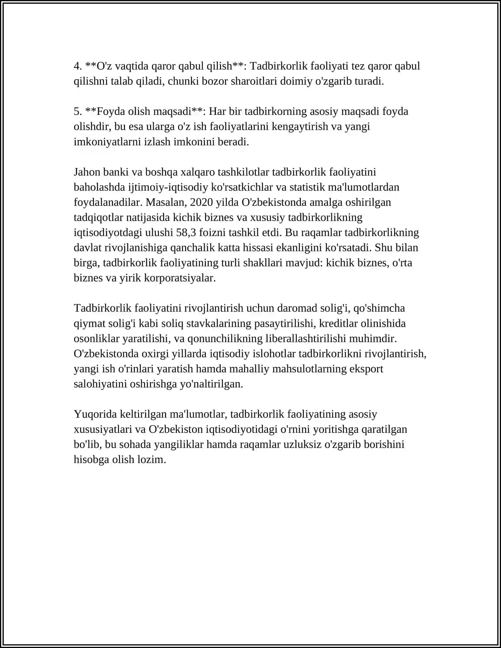 TADBIRKORLIK FAOLIYATINING HUQUQIY ASOSLARI 4