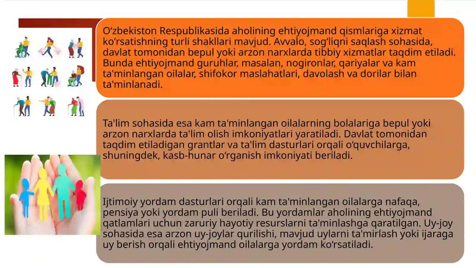 Aholining ehtiyojmand qismiga xizmat koʻrsatishda ijtimoiy sherikchilikning oʻrni. 4
