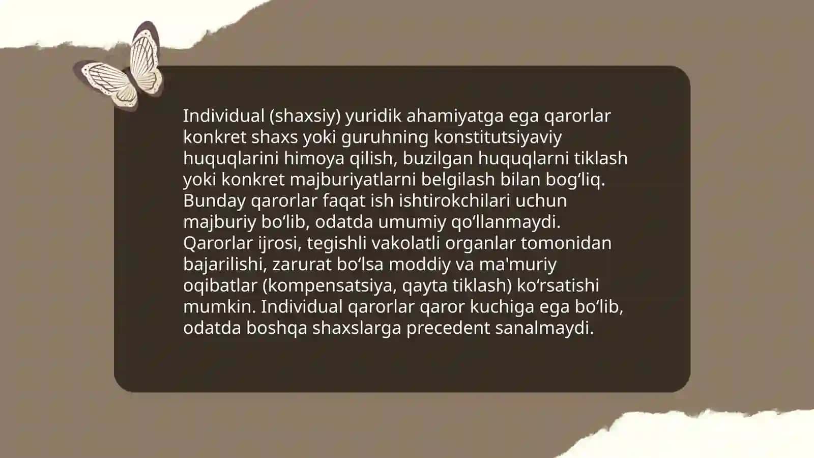 Konsitutsiyaviy sud qarorlari yuridik ahamiyati turlari 4