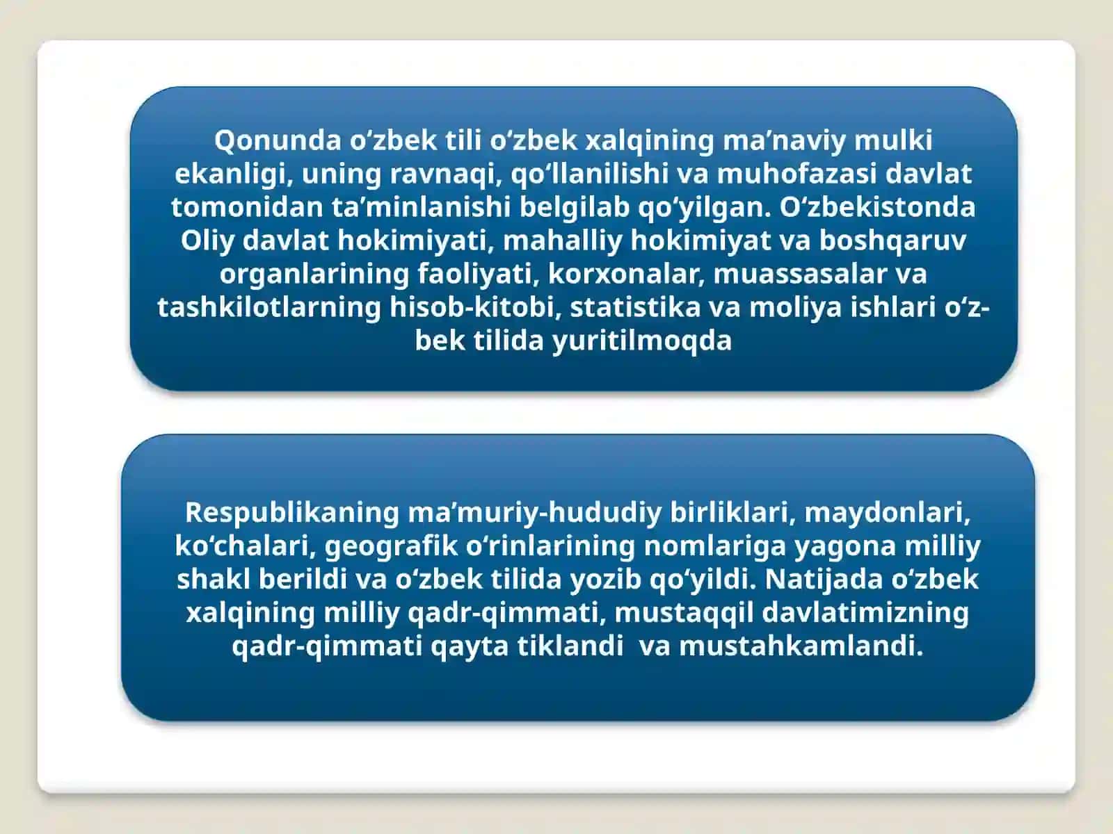 Mustaqillik yillarida O’zbekistondagi ma’naviy va madaniyat taraqqiyot 4