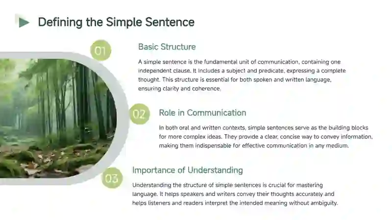 Foundations of Simple Sentences 4