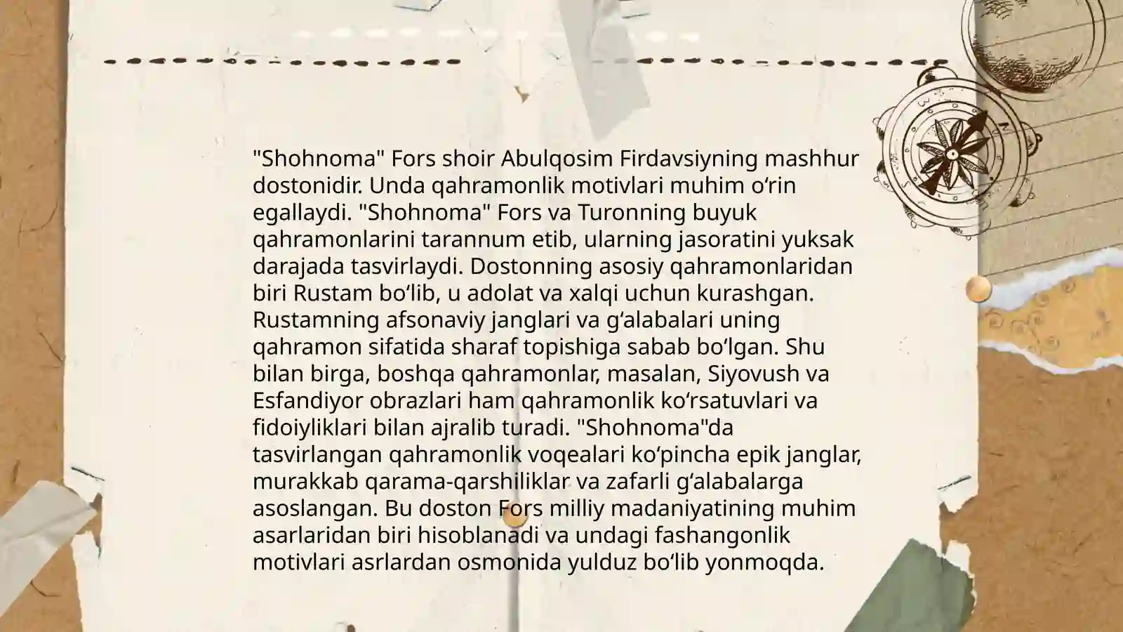 Shohnoma asari tahlili 4