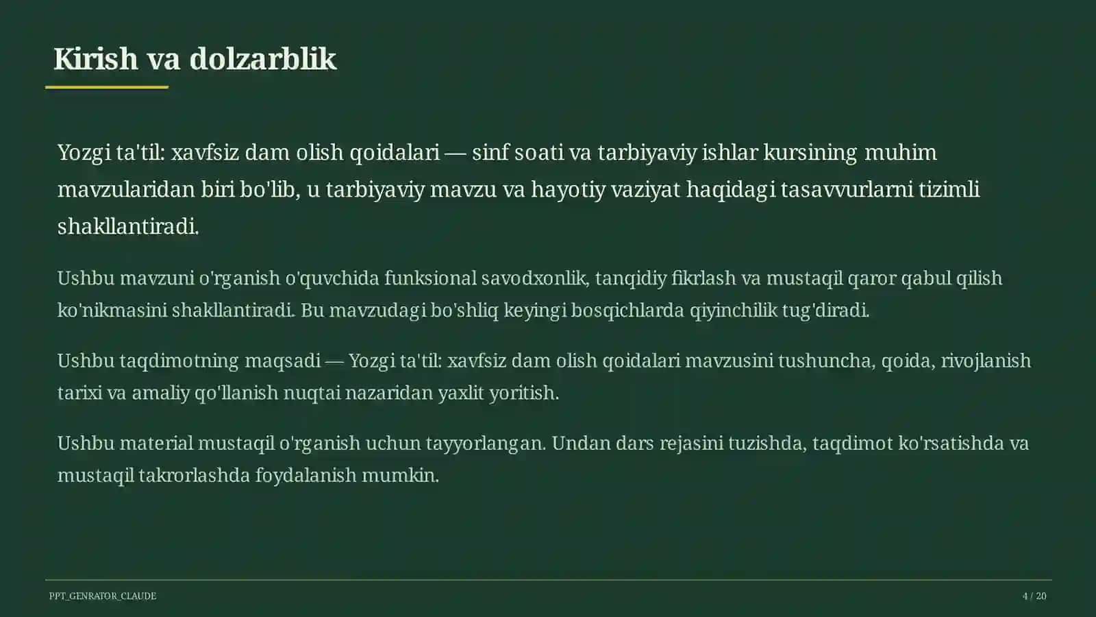 Yozgi ta'til: xavfsiz dam olish qoidalari 4