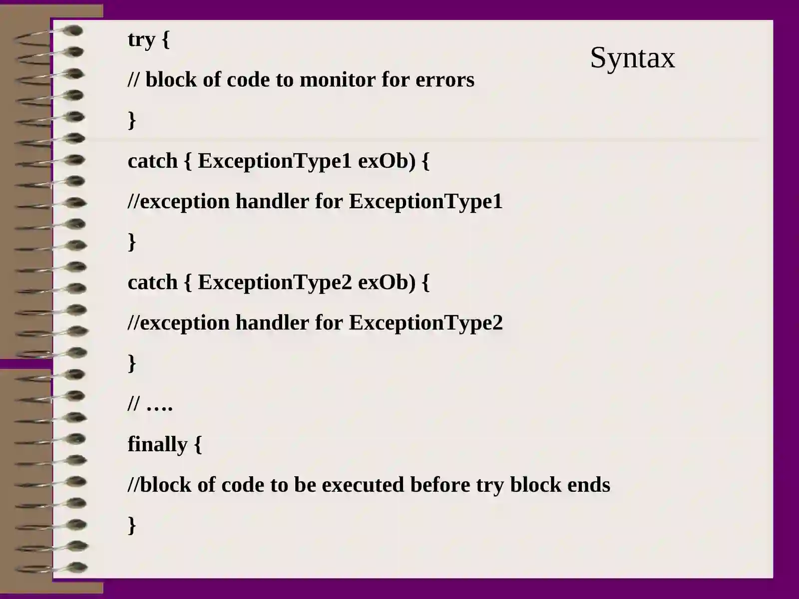 Exception Handling 4