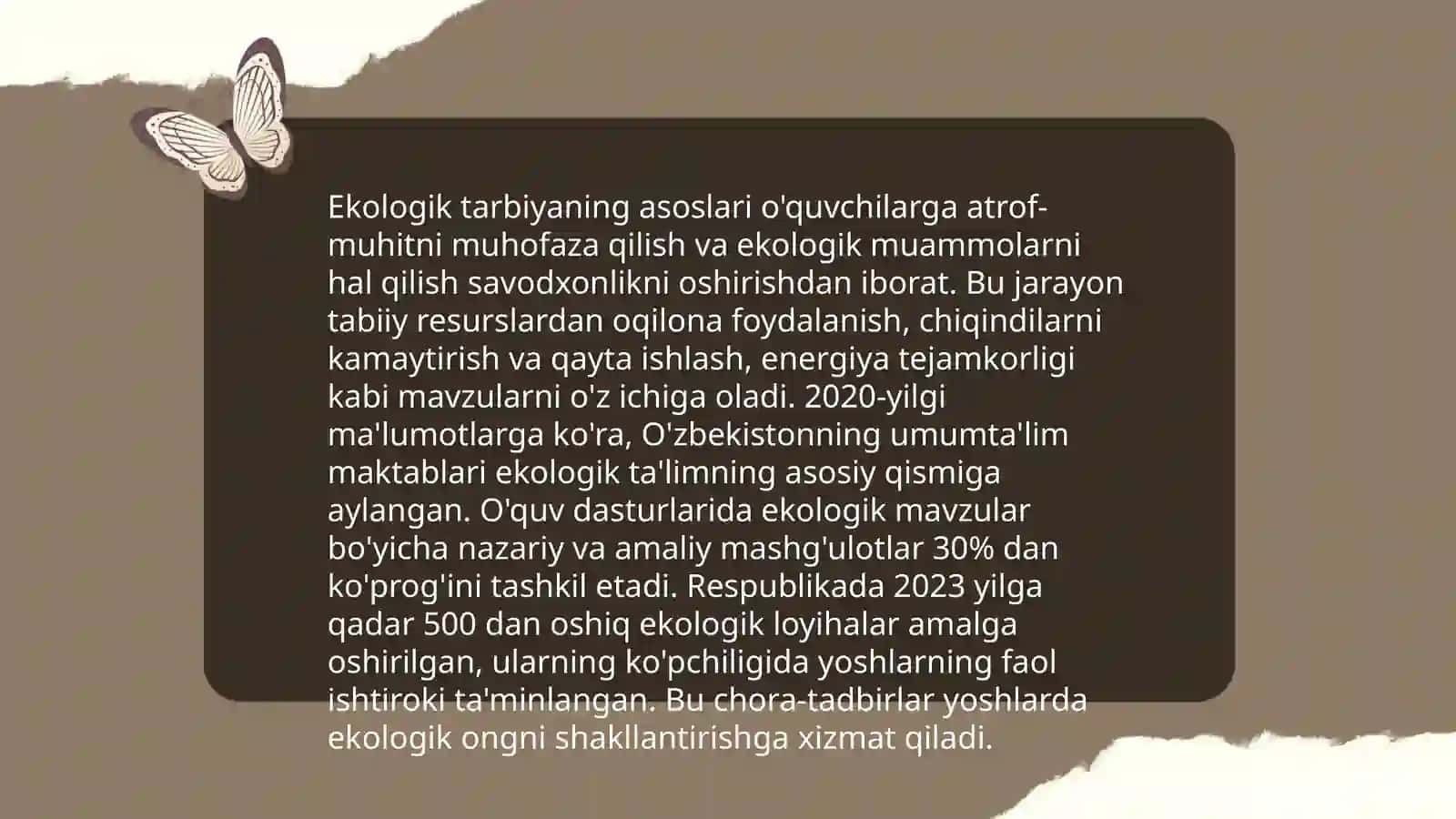 Tabiat bilan tanishtirish asosida tarbiya turlarini rivojlantirishning mohiyati 4