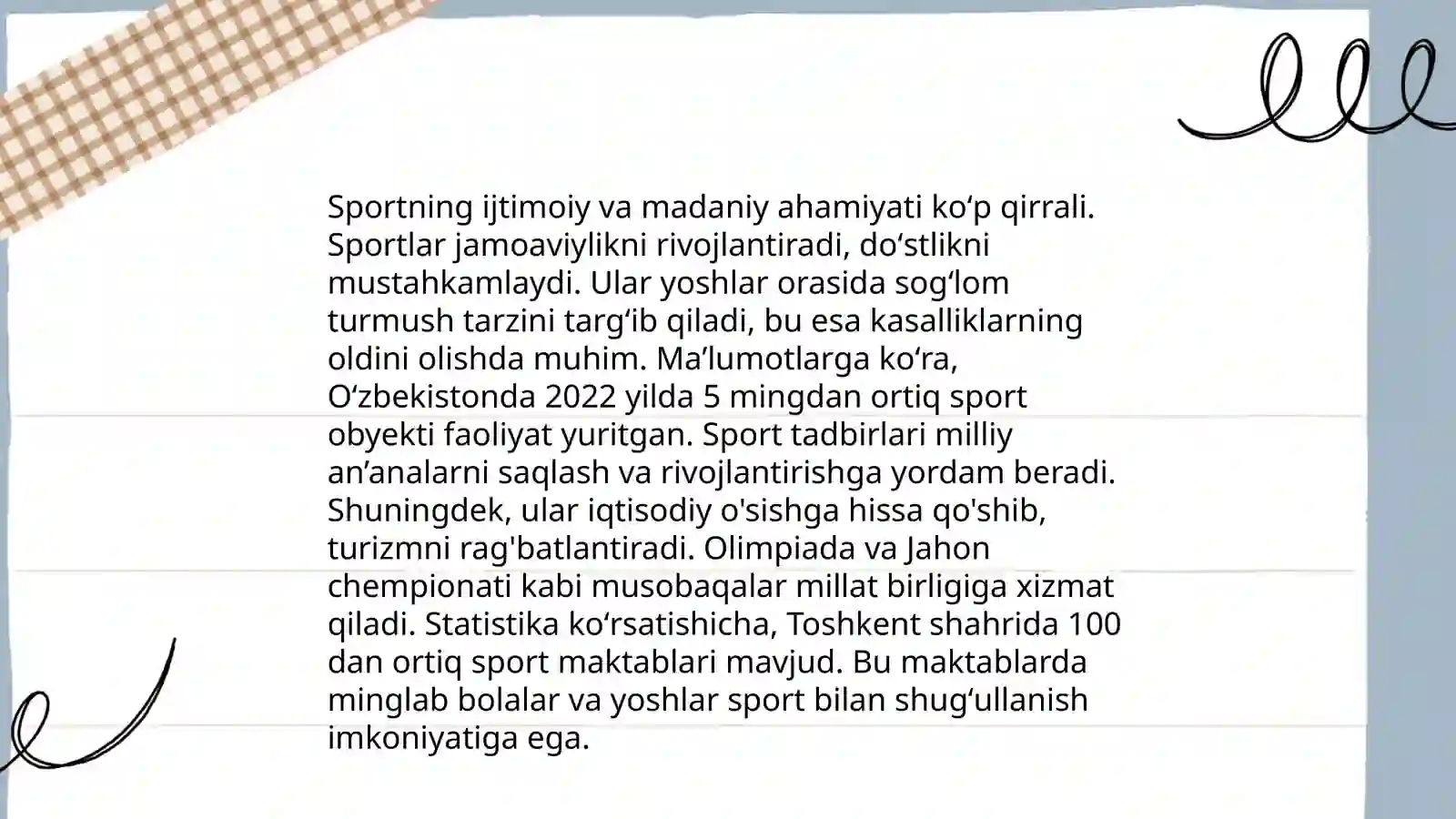 Sport nazariyasi va asoslari. Sport musobaqalari va sportchilarni tayyorlash tizimi 4