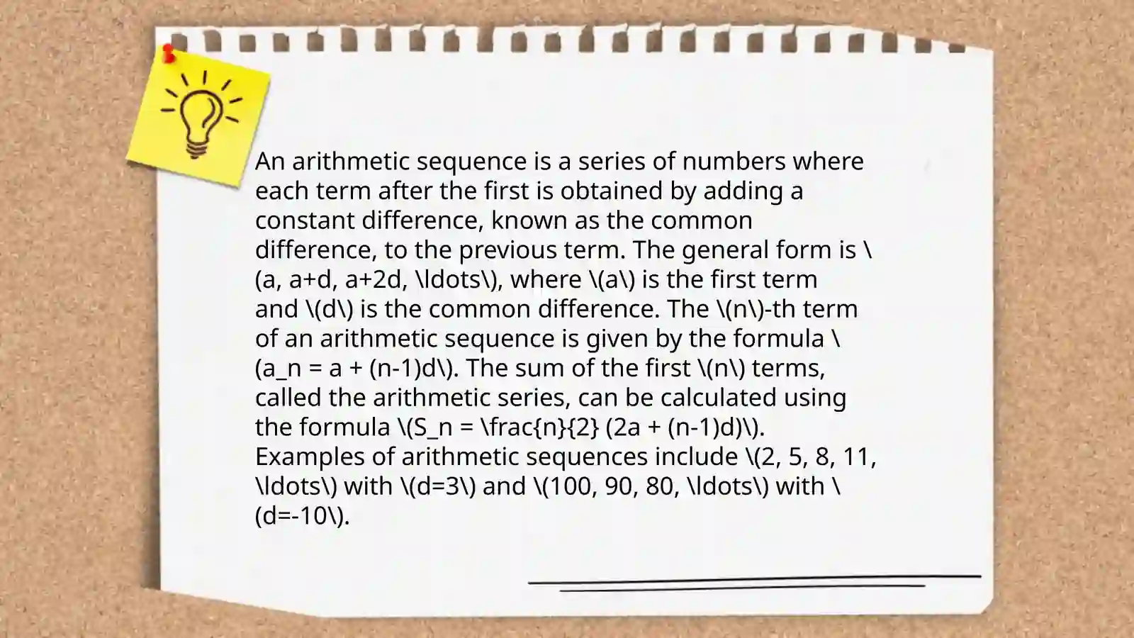 Sequence of lessons 4