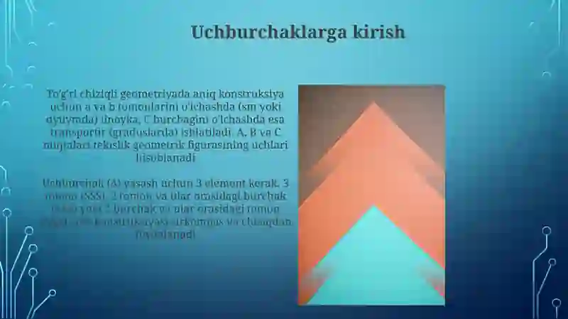 Uchburchak yasash 4