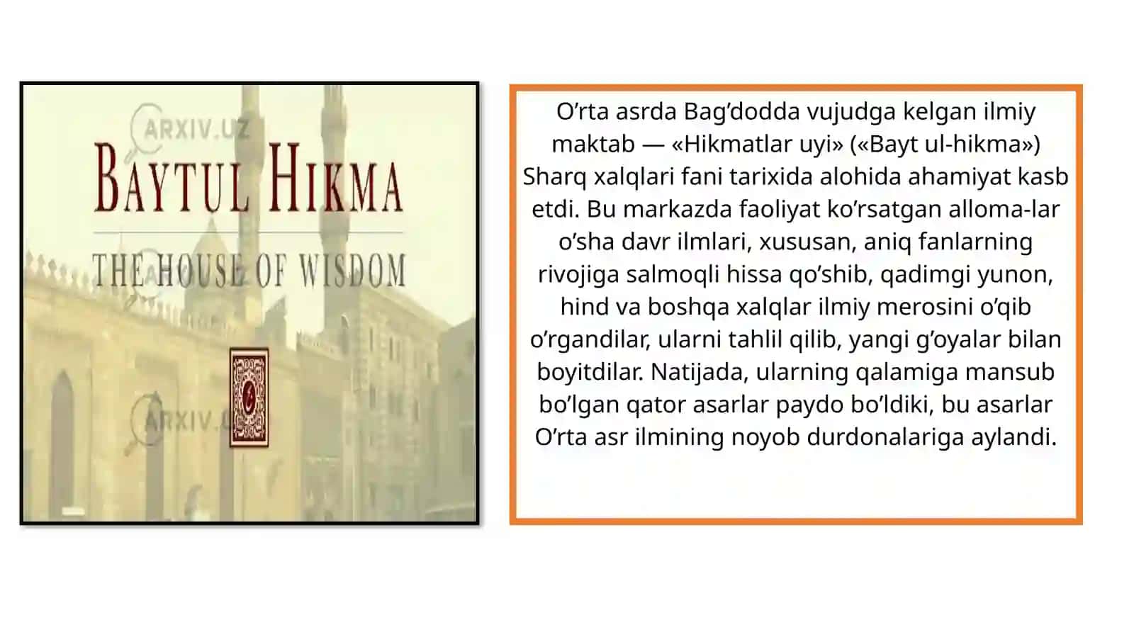 Ahmad al-Marvaziyning hayoti va faoliyati 4
