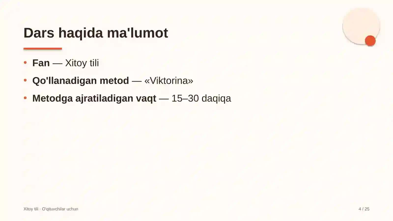 xitoy tili darslarida viktorina metodidan foydalanish 4749 4