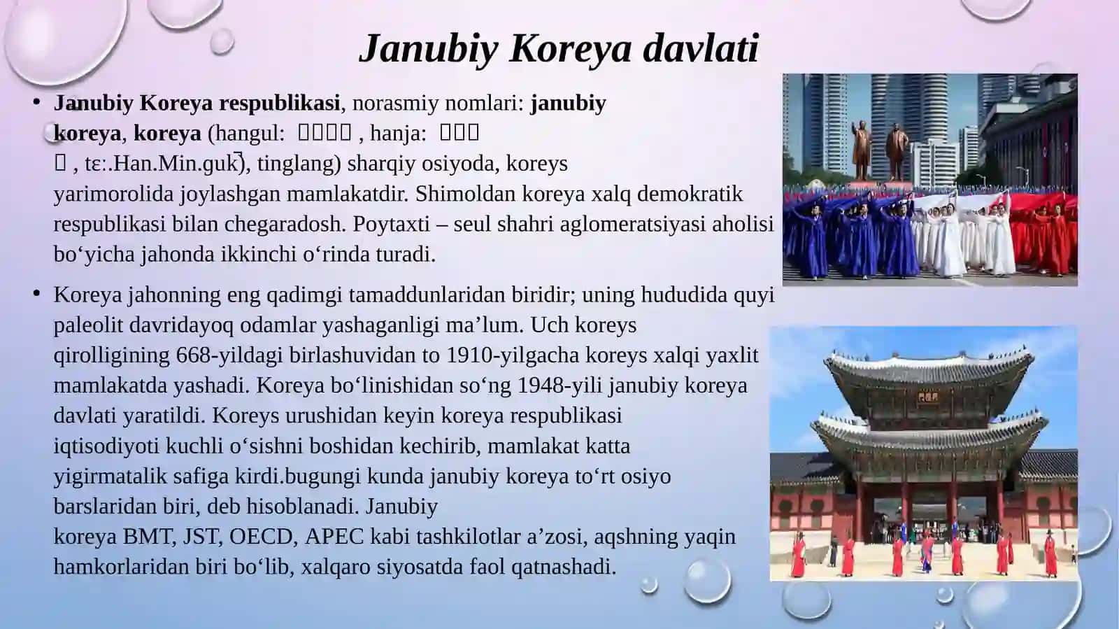 Janubiy Koreya davlati va uning ijtimoiy siyosati 4