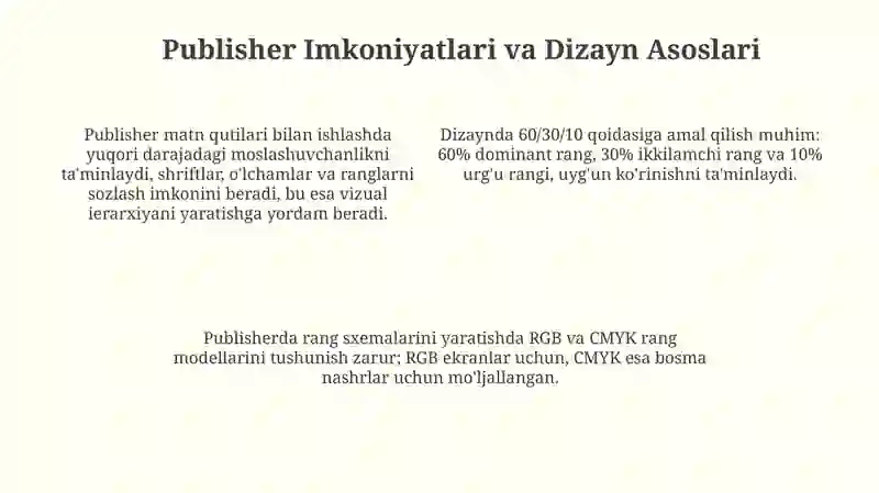 MS PUBLISHER dasturi 4