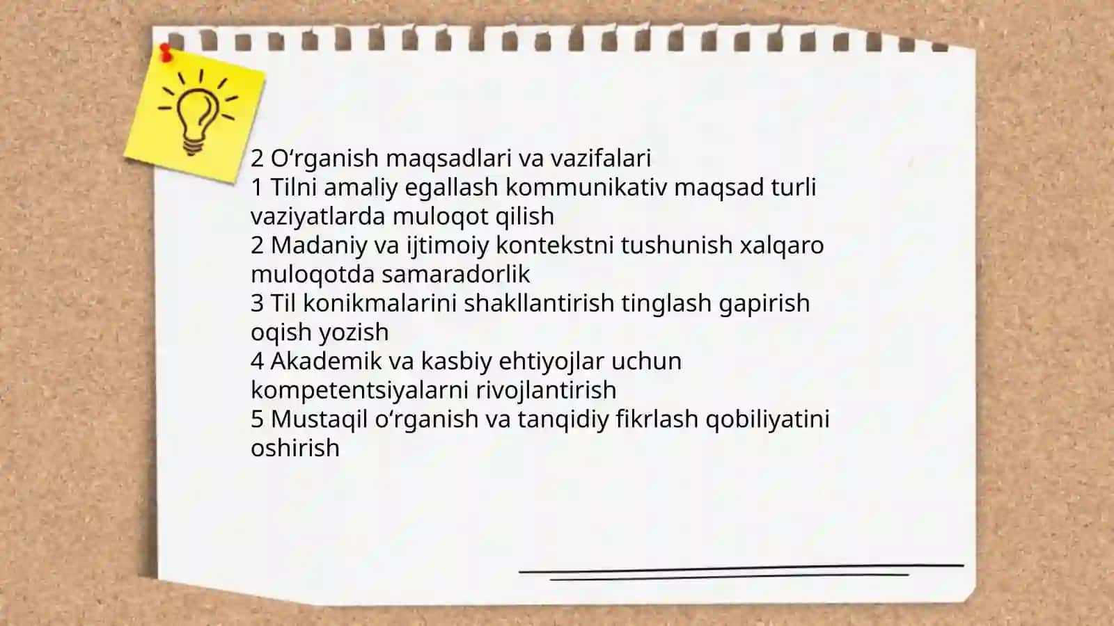 Chet tilini o'rganishning mazmuni va mohiyati 4