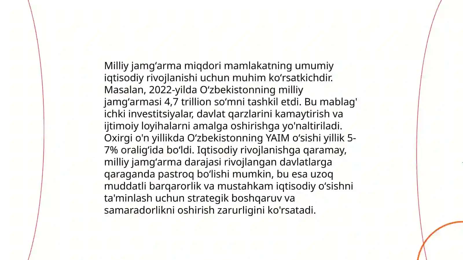 Aholi isteʼmol va jamgʻarma darajasining iqtisodiy õsishga ta'siri 4