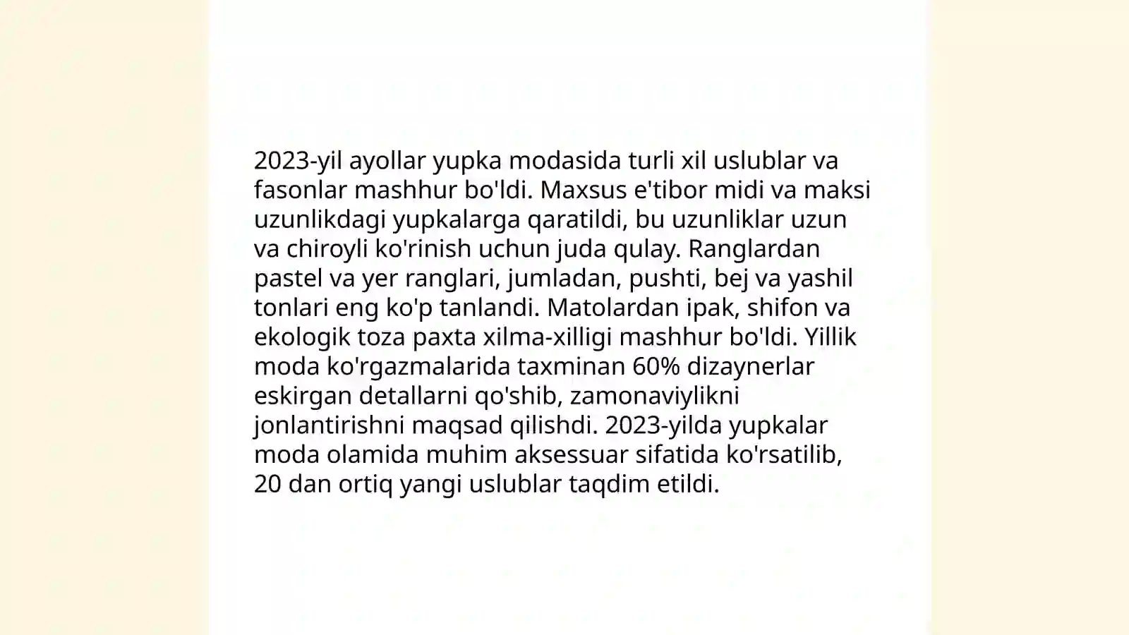 Ayollar bluzkasi va yupka 4