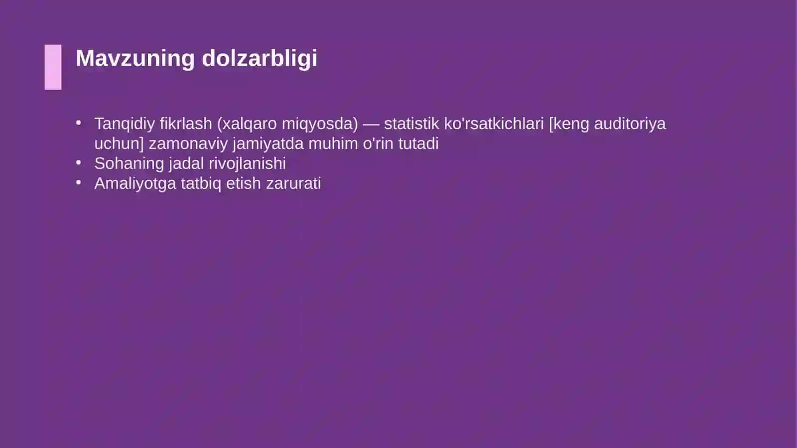 Tanqidiy fikrlash (xalqaro miqyosda) — statistik ko'rsatkichlari [keng auditoriya uchun] 4