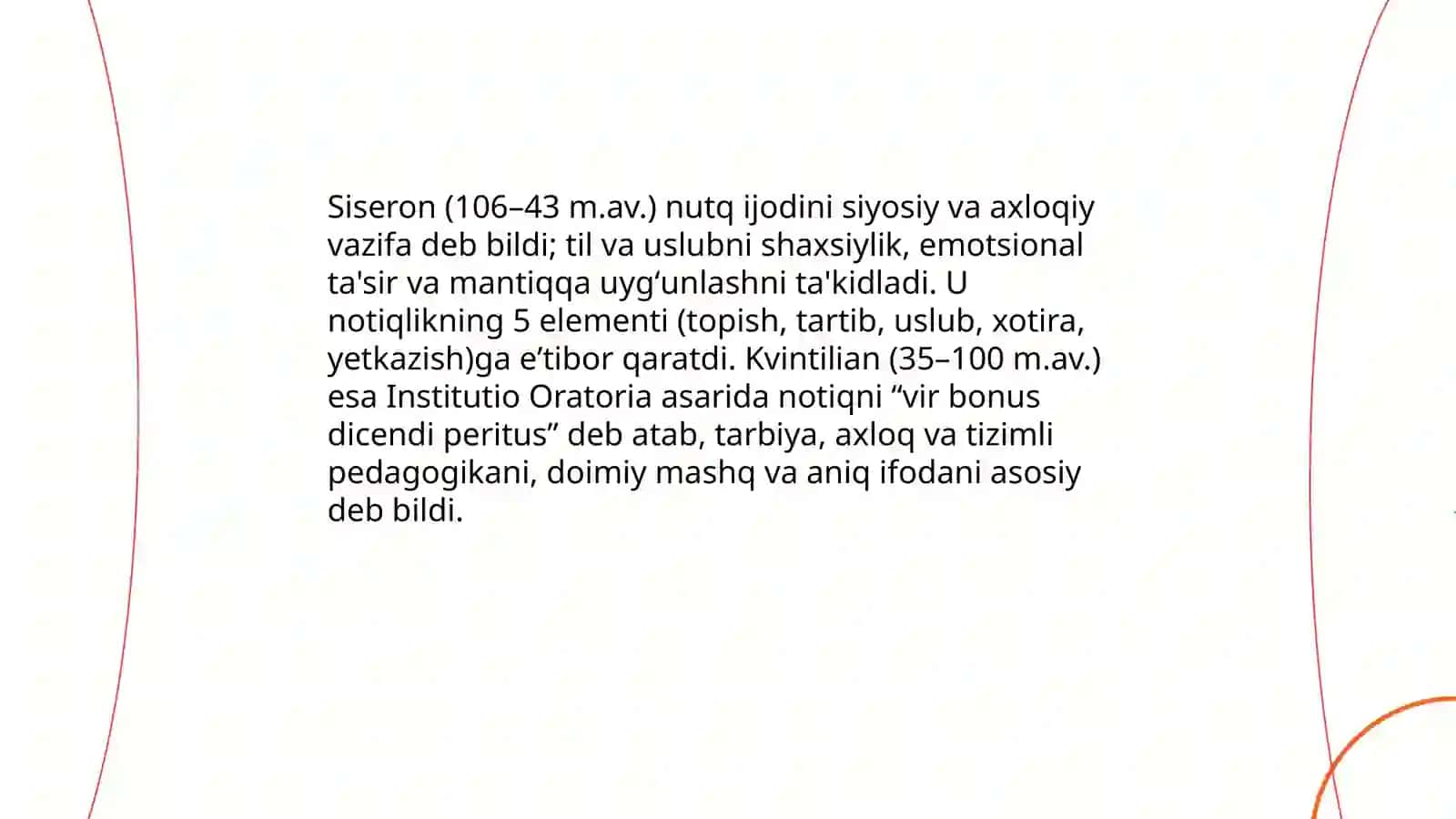 Aristotelning notiqlik nazariyasi va Gʻarb retorika maktabiga taʼsiri 4