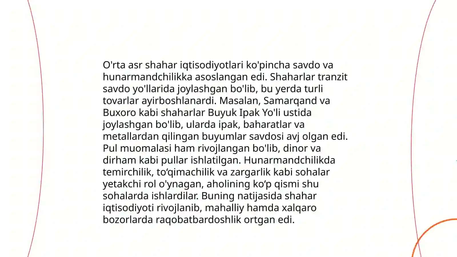 Òrta asr savdo yo'llari 4