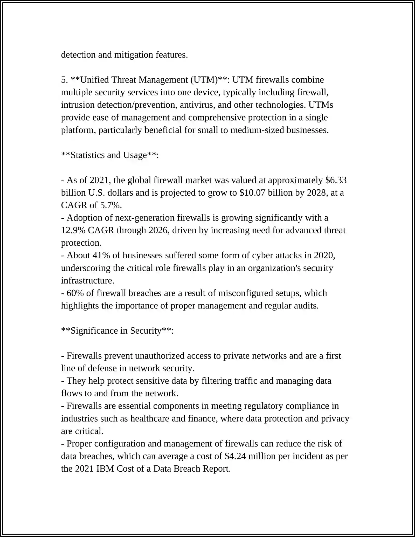 Firewalls 4