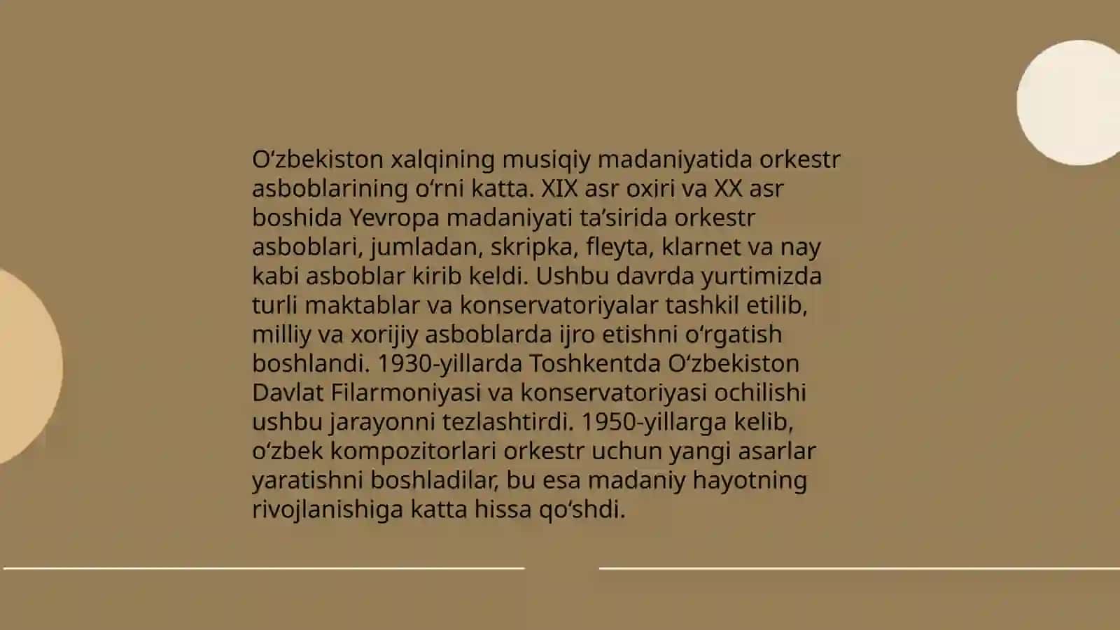 O'zbekistonda orkestr jamoalarining tashkil topishi 4