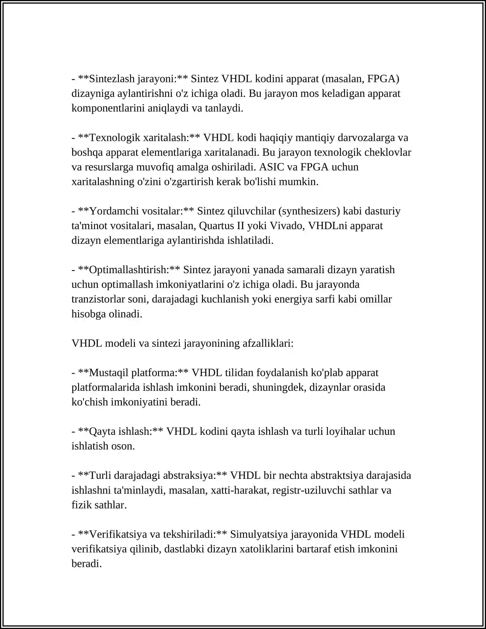 VHDL TILINING SINTAKSIS KONSTRUKSIYALARI VA ASOSIY TUSHUNCHALARI 4