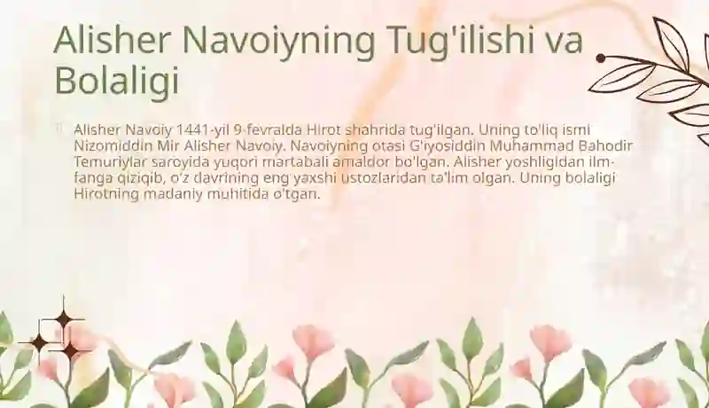 Alisher Navoiy 4