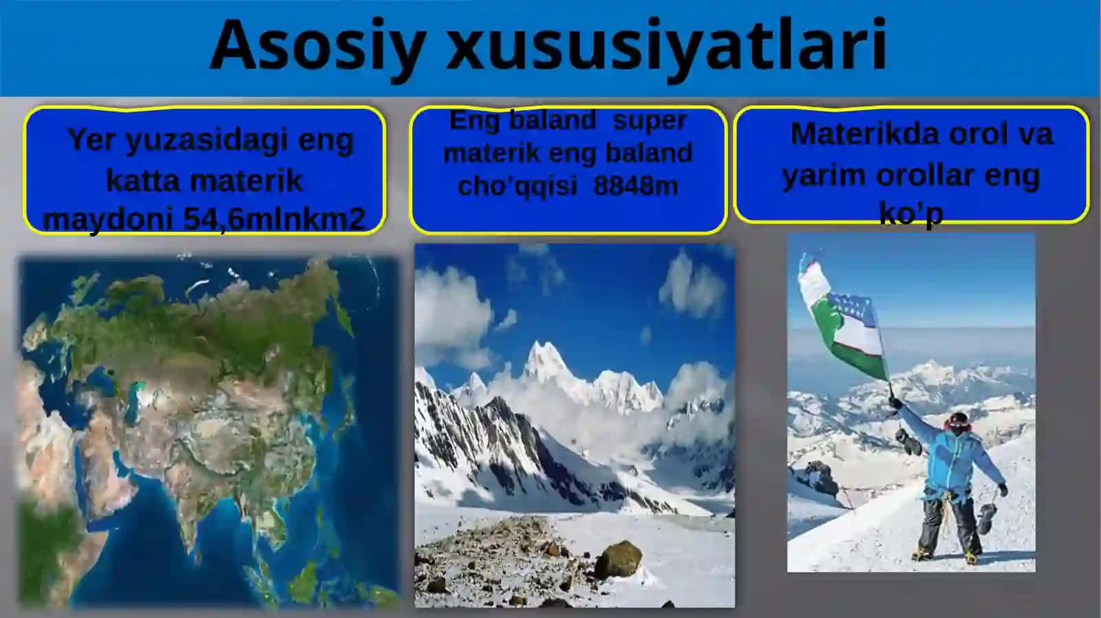 Yevrosiyoning geografiko o‘rni, o‘rganilishi 4