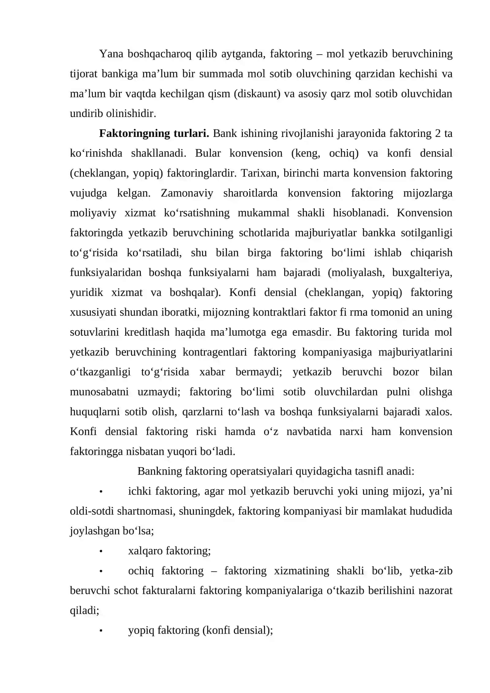 Faktoring va Lizing operatsiyalari 4