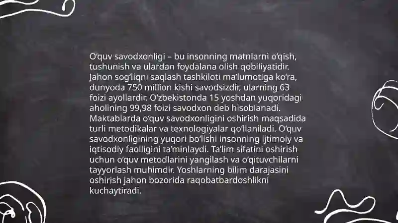 Matematik savodxonlik 4