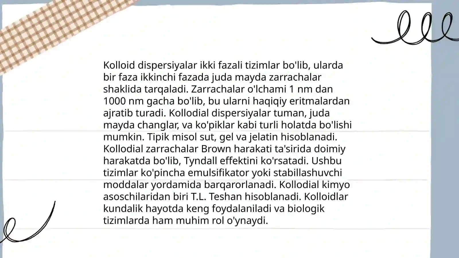 Dispers sistemalar turlari 4