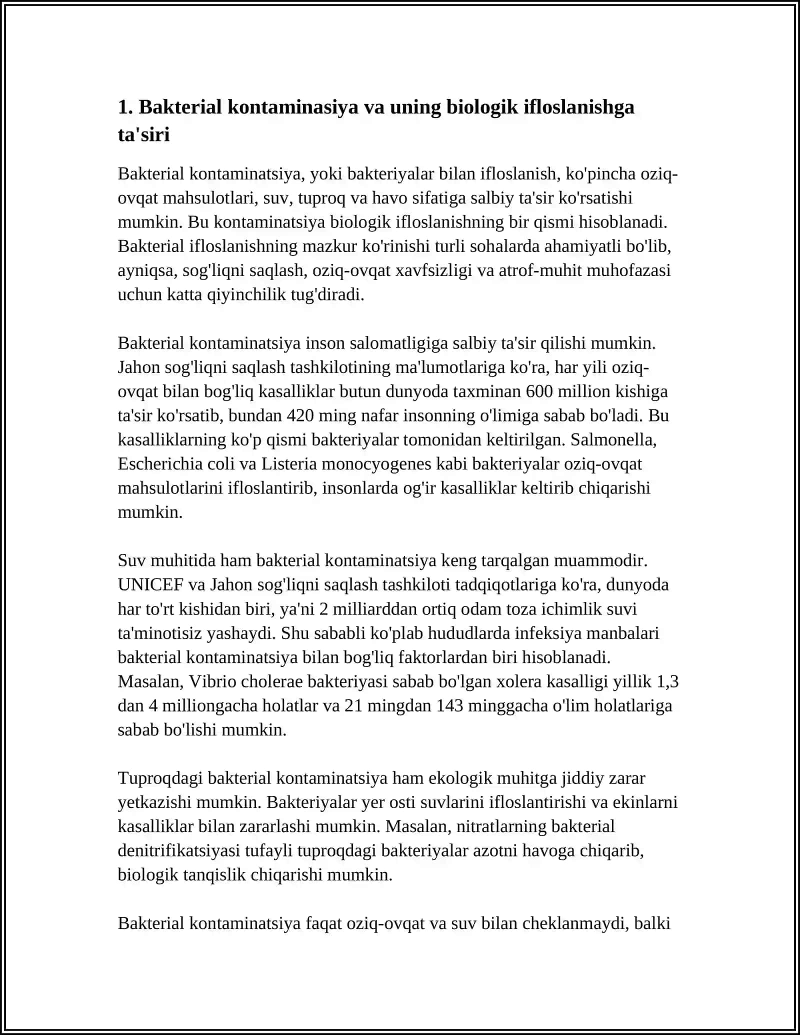 BIOLOGIK ASHYONI BAKTERIAL KONTAMINASIYASINI BIOKIMYOVIY USULDA ANIQLASH 4