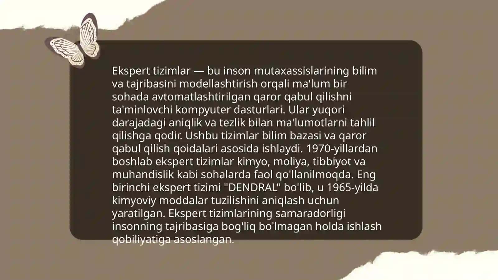 Ekspert tizimlari 4