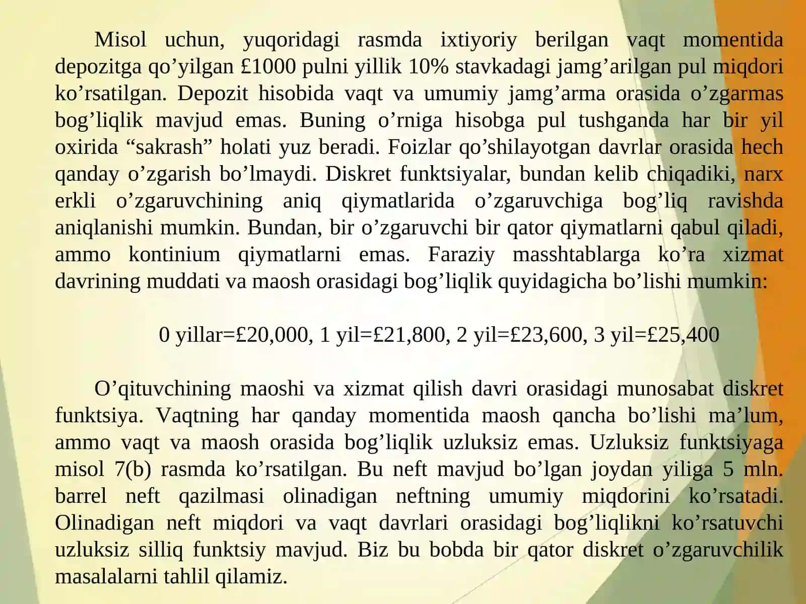 FAZODA NUQTALARNING О‘ZARO JOYLASHISHI 4