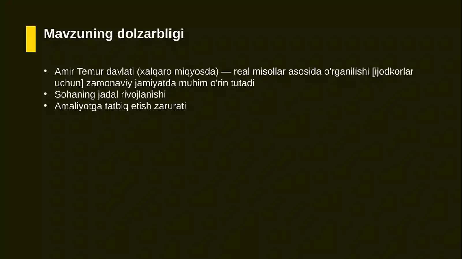 Amir Temur davlati (xalqaro miqyosda) — real misollar asosida o'rganilishi [ijodkorlar uchun] 4