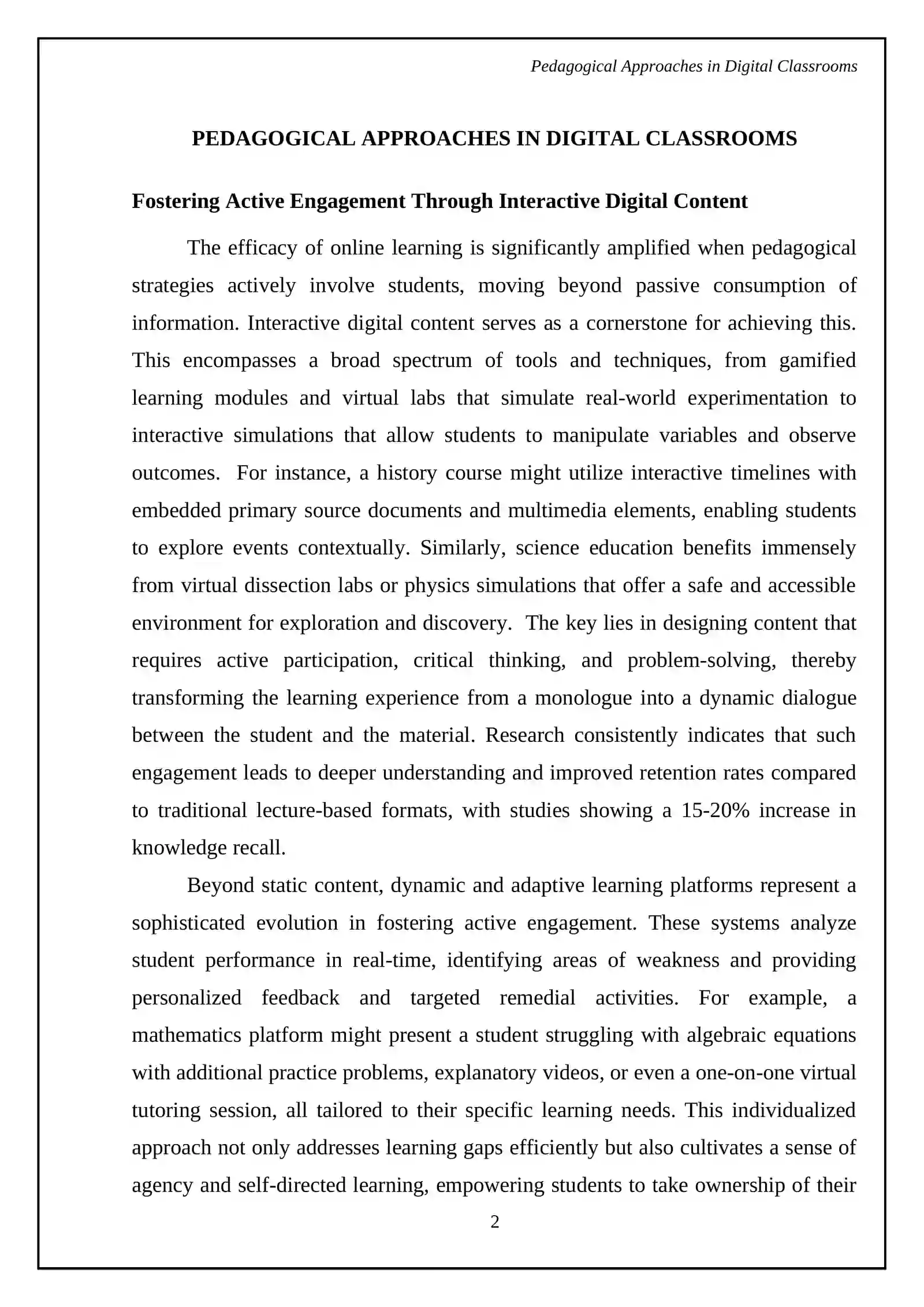 Online learning 4