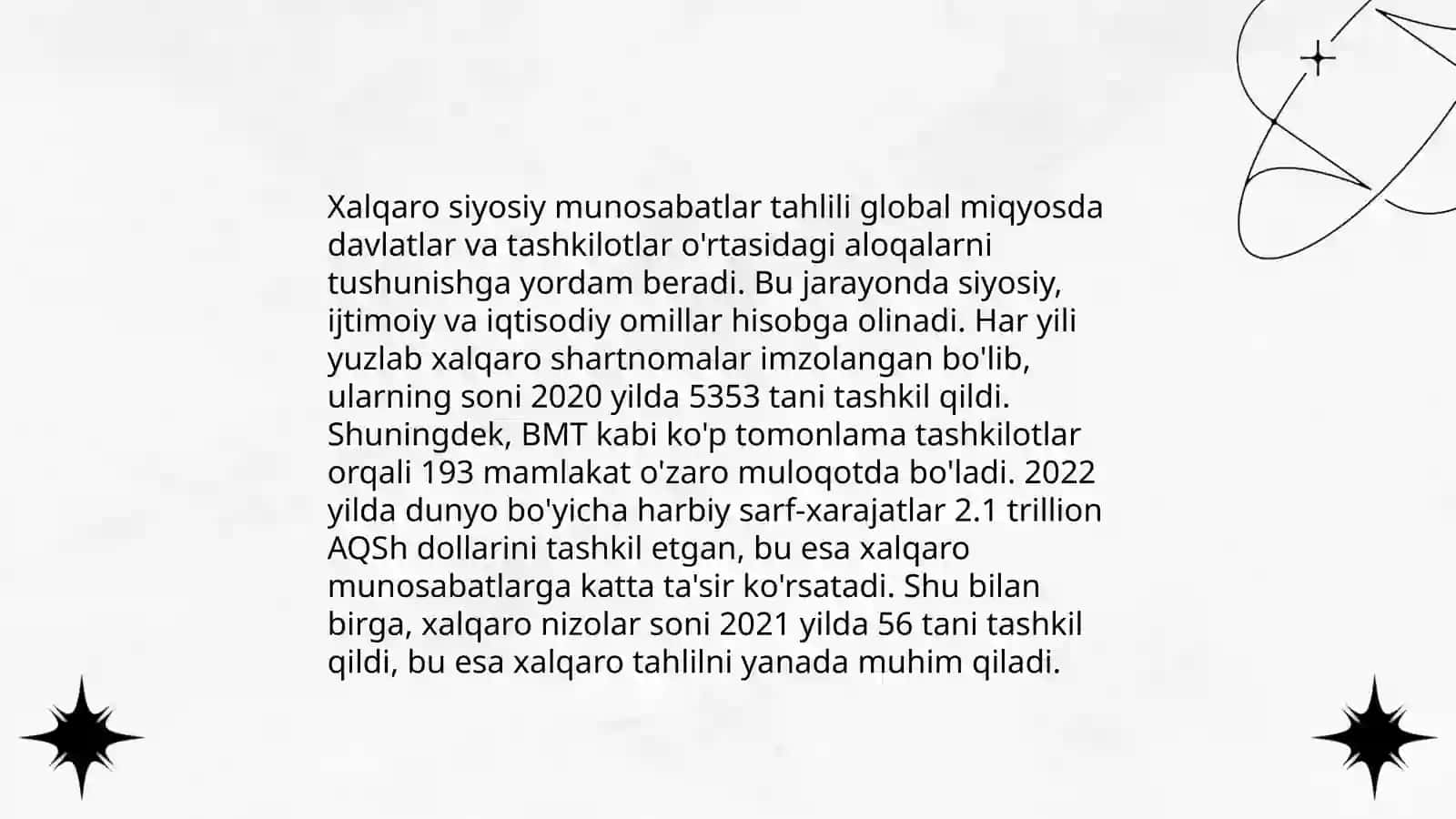 Xalqaro tadqiqotlar va ularning ahamiyati 4