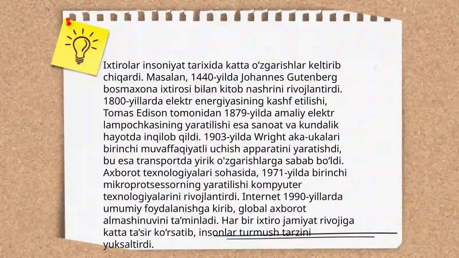 Ixtiro Va Kashfiyotlarga Boy Olam 4