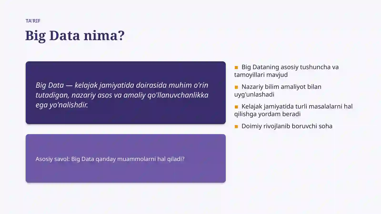 KELAJAK JAMIYATIDA 4