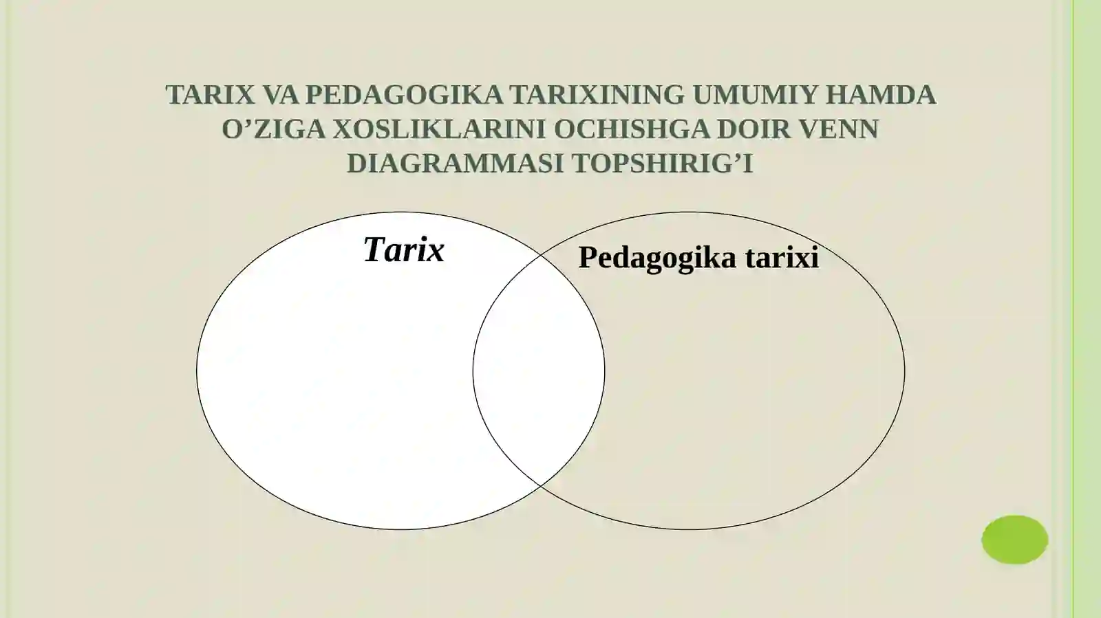Boshlangʻich taʼlim pedagogikasi fanidan tayyorlagan mustaqil ishi 4